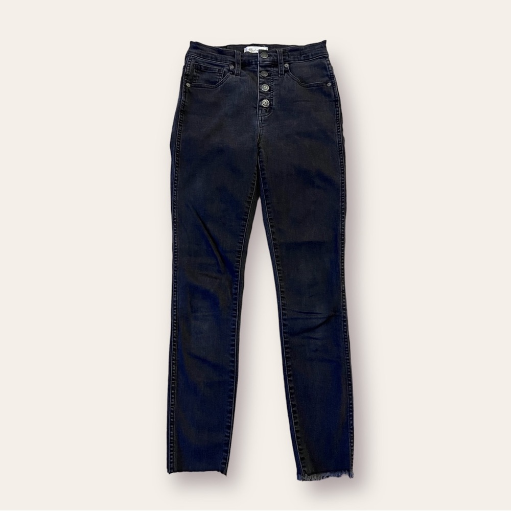 Madewell faded black jeans 26
